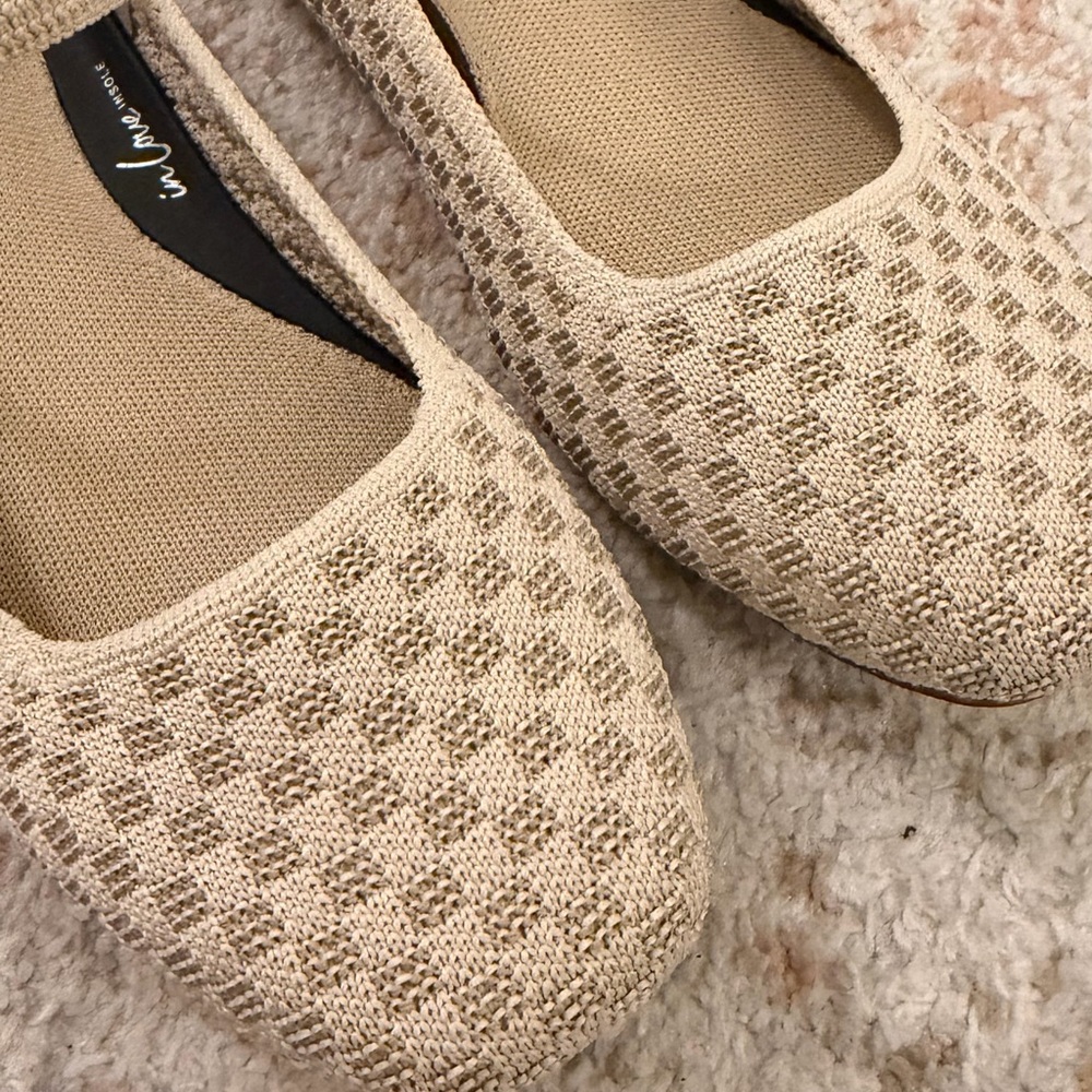Rothy's Max Square Mary Jane Flats - Frappe Checkered - Picture 7 of 7
